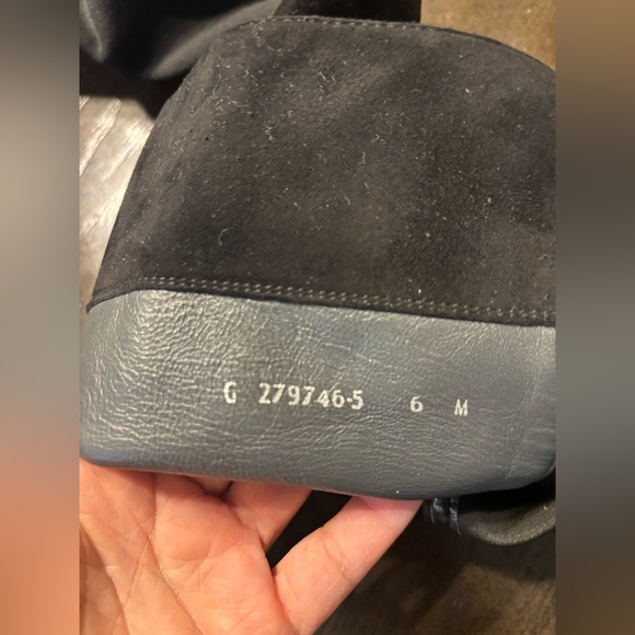 Stuart Weitzman 5050 Boots In Suede Size 6M BLACK SUEDE - Picture 9 of 14